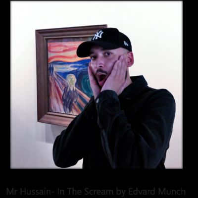 Mr Hussain- In The Scream by Edvard Munch